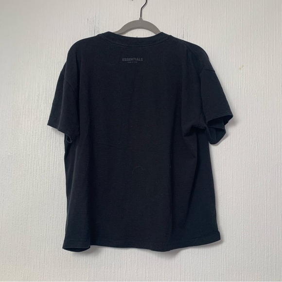 ✅ Essentials Fear Of God Men’s Tee Plain Black - Picture 7 of 9